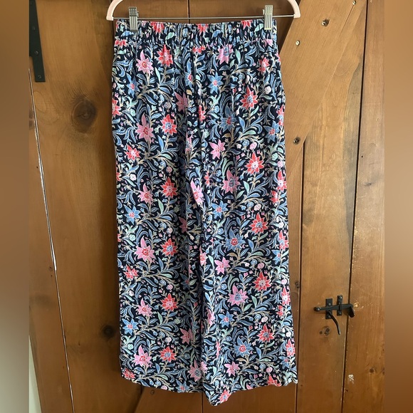 LOFT Floral Wide Leg Pants Sz XS - Picture 2 of 5
